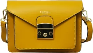 Zaniah Shoulder Bag, Genuine Leather Made in Italy