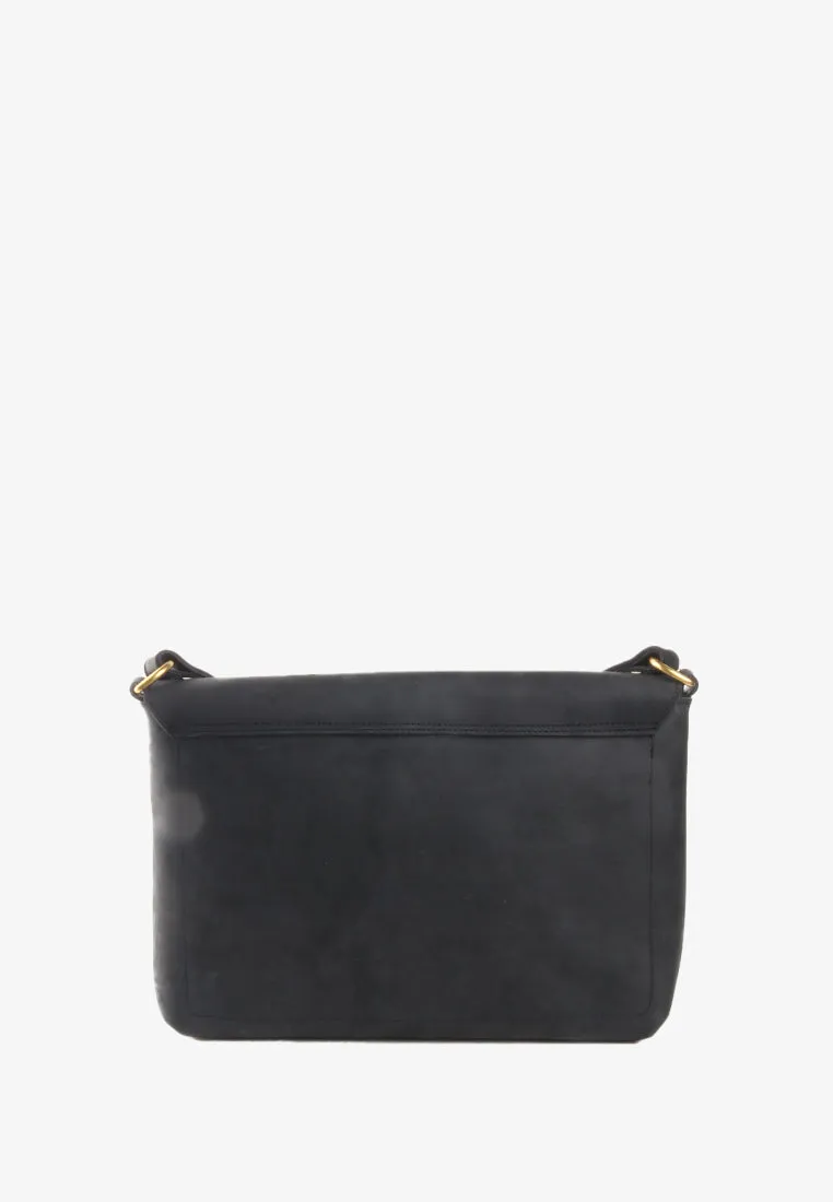 ZANJOE GENUINE LEATHER MESSENGER BAG