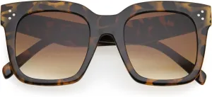 zeroUV - Oversized Fashion Retro Square Sunglasses for Women Vintage Style 50mm